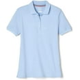 thumbnail image 2 of French Toast Girls Short Sleeve Fitted Stretch Pique Polo, 2 of 4