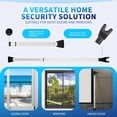 thumbnail image 2 of Upgraded Door Security Bar & Sliding Door Lock Bar,Door Stoppers,Adjustable Heavy Duty Door Jammer for Apartment,Home(2 Packs,White), 2 of 3