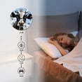 thumbnail image 4 of Non-Ticking Silent Wall Clocks with Quartz Movement,Battery Operated Analog Clock Modern Decor Clock for Home-Cute Cow Oil Print(12inch), 4 of 4