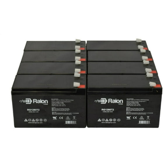 Raion Power 12V 8Ah Replacement Battery for Peg Perego Gavcho - 8 Pack