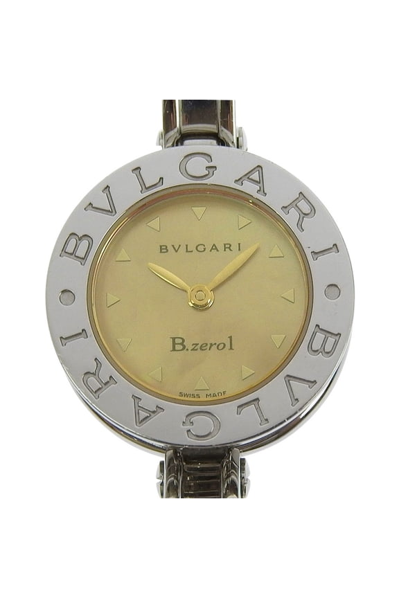 Pre-Owned BVLGARI Bzero1 BZ22S Women's Stainless Steel Quartz Analog Watch with Brown... (Good)
