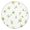 Elasti, variant on Ice Cream & Dessert Round Tablecloth Elastic Edge Windproof Fitted Cover, 100% Waterproof & Spill-Proof for Colorful Sweet Treats-Themed Parties