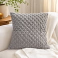thumbnail image 5 of Textured Knit Throw Pillow Cover Soft Square Decorative Cushion Case for Outdoor Patio Sofa Couch and Home, 5 of 7