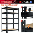 thumbnail image 6 of TrumanPick Metal Storage Shelves 4 Tier Garage Shelving Heavy Duty Adjustable Shelf Units for Warehouse Pantry Closet 36"W x 16"D x 54"H, 6 of 7
