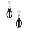 thumbnail image 1 of Oleegame 2PC Kitchen Utensils Set Pigeon Quail Egg Scissors Cracker Opener Cigar Cutter Stainless Steel Tool Black, 1 of 4