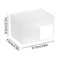 thumbnail image 3 of Aonerit 4in Stackable Storage Container, Plastic Lidded Organizer, Desktop Office Bedroom Box, Bathroom Sundries Holder, 3 of 7