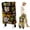 Coffee, variant on Foldable Wheeled Shopping Bag 23L Expandable Grocery Cart with Silent Wheels - Cf