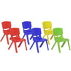 "Best Choice Products Multicolor Set of 6 Kids Plastic Stacking School Chairs, 10"" Height Colorful Stackable Seat"