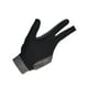 thumbnail image 5 of 1pc Guante de billar de tres dedos Guante de mano izquierda elástico antideslizante de silicona - Talla M (Negro), 5 of 5