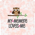 thumbnail image 4 of Inktastic My Memere Loves Me Grandchild Owl for Girl Girls Toddler T-Shirt, 4 of 5