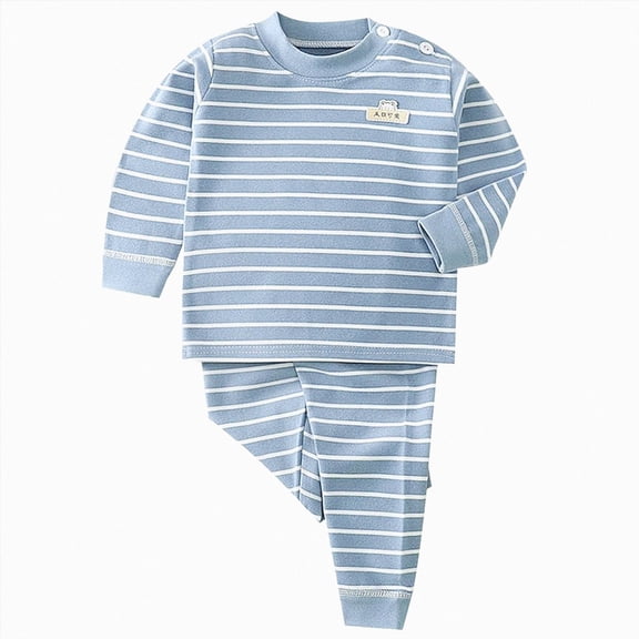 UAYOTSE Toddler Baby Boy Pjs Outfits Graphic Print Long Sleeve Pajamas Tops Jogger Pants Sets Infant Fall Winter Sleepwear Clothes ,Sizes 12-18 Months