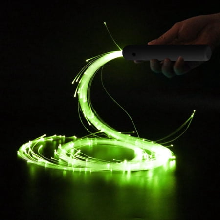 Multi Color LED Fiber Optic Whip Halloween Party Dance LED Light C7F6