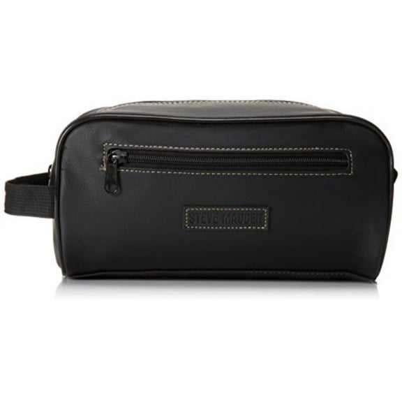 steve madden men's travel kit, black, one size