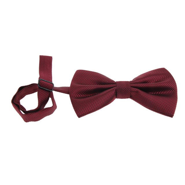 de lazo de esmoquin de bodas Rojo purpúreo Zulema Pajarita pre atada para hombre