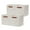Cream, variant on ANLEM 11x11 Fabric Cube Storage Bins, Set of 4, Foldable Storage Cube Bin Baskets for Shelves with Handles, Bins for Cube Organizer Home Toy Nursery Closet(White Gray)