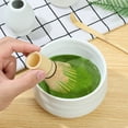 thumbnail image 3 of HLONK 4Pcs Japanese Matcha Tea Set Matcha Starter Making Kit with Matcha Whisk Bowl Whisk Holder and Scoop Safe Bamboo Tea Whisk and Ceramic Bowl Set for Matcha Tea, 3 of 11