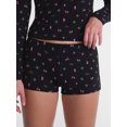 thumbnail image 4 of No Boundaries Cloud Core Low Rise Sleep Shorts, Women's XXS-3X, 4 of 5