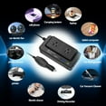 thumbnail image 6 of 200W Car Voltage Converter Inverter DC 12V to AC 230V Ports Fast Charging Car Charger with Cigarette Lighter Plug with 2 Sockets and 4 USB for Business Trips and Vacation, 6 of 7