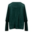 thumbnail image 5 of womens tops Style Loose Long Sleeved Sequin Crewneck Top T Shirt, 5 of 5