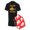 With Republican Pant, variant on CafePress - Feast Mode Men's Dark Pajamas - Men's Dark Loose Fit Cotton Pajama Set