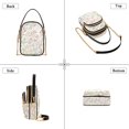 thumbnail image 3 of FORMRS Crossbody Bag for Women Quilted Travel Shoulder Cell Phone Purse with Chain Strap Handbag, Small Floral Pattern, 3 of 7