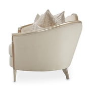 Michael Amini Villa Cherie Sofa - Pearl/Caramel