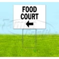 thumbnail image 1 of Food Court 2 Left (18" x 24") Yard Sign, Includes Metal Step Stake, 1 of 6