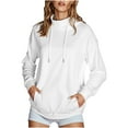 thumbnail image 3 of Womens Oversized Hoodies Comfy Sweatshirts Fall Clothes for Women 2025 Casual Jackets Winter Clothes Hoodies Tops Loose Sweatshirt with Pocket 142, 3 of 8