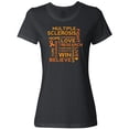 thumbnail image 3 of Inktastic Multiple Sclerosis Awareness Word Cloud Women's T-Shirt, 3 of 5