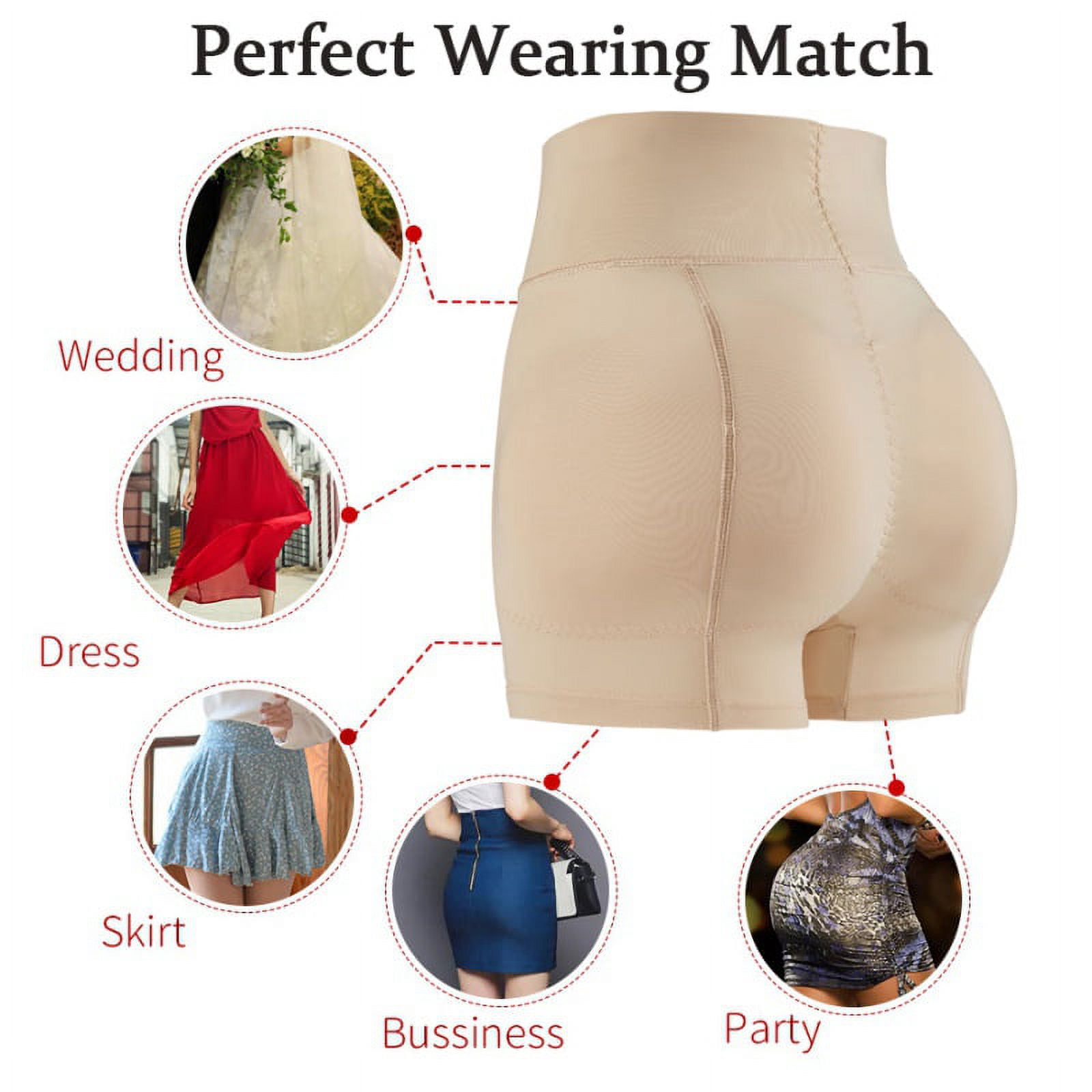 High Waist Invisible Hip Enhancer Shapewear Padded Butt Lifter Body Shaper Underwear Women Pads Push Up Control Panties Shaping Boyshort Briefs