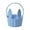 Blue, variant on Woven Easter Bunny Basket - Eco-Friendly Rattan Handwoven Easter Basket with Bunny Ears, Perfect for Easter Decor, Easter Gifts, Storage, and Home/Desk Decor, Blue