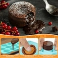 thumbnail image 6 of 2Pcs Silicone Cake Cup Mold Round Hole Mold Baking Mold Nonstick Muffin Pan Food Grade Silicone Cupcake Easy to Clean Bakeware Mold Kitchen Gadget for Ovens Refrigerators Air Fryers, 6 of 7