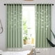 thumbnail image 2 of Whataatahia Cortina opaca de ventana de oscurecimiento de doble capa para dormitorio (verde), 2 of 8