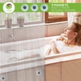 thumbnail image 4 of Forro de cortina de ducha Clean Healthy Living PEVA transparente, 4 of 4