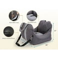 thumbnail image 3 of PET AWESOME Dog Car Seat, Puppy Booster Seat, Travel Carrier Bed for Small and Medium Pets, 3 of 7