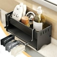 thumbnail image 3 of Stainless Steel Sponge Holder for Kitchen Sink, 2-Tier Drying Rack with Hanging Rod for Dish Cloths & Brushes, Multi-Functional Soap Dispenser & Scrubber Organizer, Drainage Holes, Rust-Proof, 3 of 8