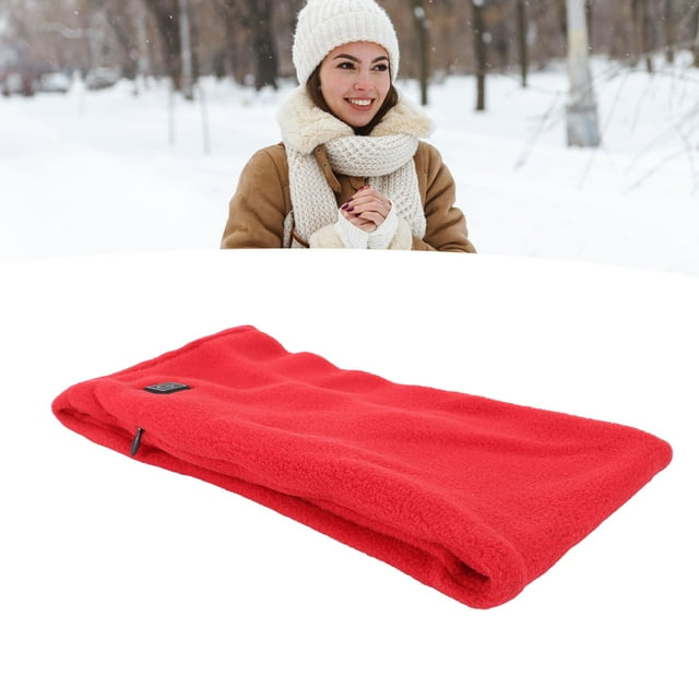 Heated Scarf Electric Heating Neck Warmer Winter Outdoor Cycling Men Women USB Powered