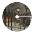 thumbnail image 5 of Street Light Trees Christmas Tree Skirt Xmas Tree Skirt Christmas Decorations Indoor for Holiday Party Decorations, 5 of 6