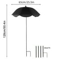 thumbnail image 2 of Fufafayo under $5 Garden Parasol, Large Plant Stake Sun Shade Umbrella, Outdoor Rain Protection for Potted Plants, Adjustable Canopy for Patio Balcony, 2 of 5
