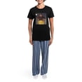 thumbnail image 4 of CafePress - Trick Or Treat Women's Dark Pajamas - Women's Short Sleeve Print T-Shirt and Pants Dark Cotton Pajama Set, 4 of 7