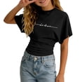 thumbnail image 2 of Shirts for Girls Short Sleeve Crew Neck Graphic Tee Summer Streetwear Y2k Going out Tops (3-14y), 2 of 5