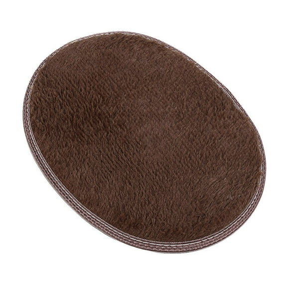 Oval Shaggy Area Rug, Fluffy Non-Slip Carpet 12X16 Inches, Soft Floor Mat for Bedroom Bathroom Living Room, Home Decor Accent Rug, 12" X 16"