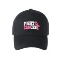 thumbnail image 4 of XIAOCHA Women's Printed Cancer Fight Baseball Cap Adjustable Support Trucker Hat Event Dad Hat,Black, 4 of 4
