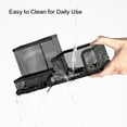 thumbnail image 2 of Deli 3-Compartments Desk Organizer with Pencil Holder, Black, 2 of 11
