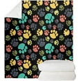 thumbnail image 2 of Yibo Blue Butterfly Pattern Blanket Flannel Soft and Comfortable Anti-static Bed Sofa Blanket, 2 of 4