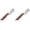 Brown*2, variant on 2PC Stainless Steel Sugarcane Peeling Knife – Multifunctional Vegetable Peeler 2 in 1 Curved Stainless with Handle – for Kitchen Prep Camping Potato Pumpkin Papaya Miyuadkai