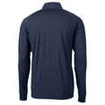 thumbnail image 3 of Men's-Cutter & Buck  Navy Vancouver Whitecaps FC Big & Tall Adapt Eco Knit Stretch Recycled Raglan Quarter-Zip Pullover, 3 of 3