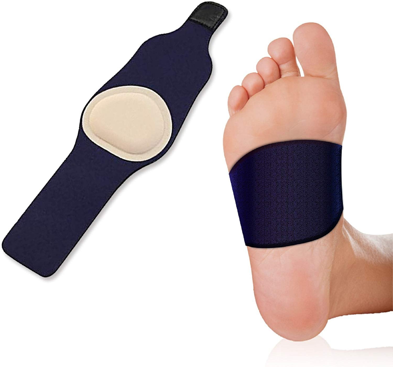 Details about   1x Pair Foot Support Pain Relief Plantar Arch Support Pad Cushion Pain Orthotic 