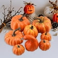 thumbnail image 4 of Decoración de cabaza Artificial de simución de 8 Uds cabazas de de otoño, accesorio de fotografía para el hogar de Acción de Yotijar calabaza de simulación, 4 of 7