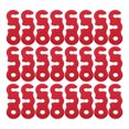 thumbnail image 1 of 50 tensores de cuerda de aleación de aluminio para tienda de campaña, ajustadores de cuerda, tensores de leva para tienda de campaña al aire libre, accesorios de camping y senderismo, color rojo, 1 of 7